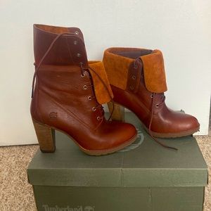Womens timberland heeled boots